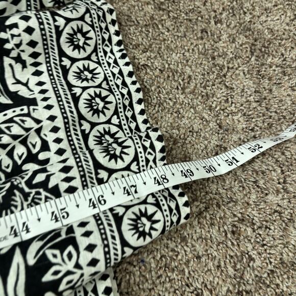 NWT Johnny Was Luciana Tank Dress Black White Sun Moon S Boho Resort Linen - Picture 8 of 16